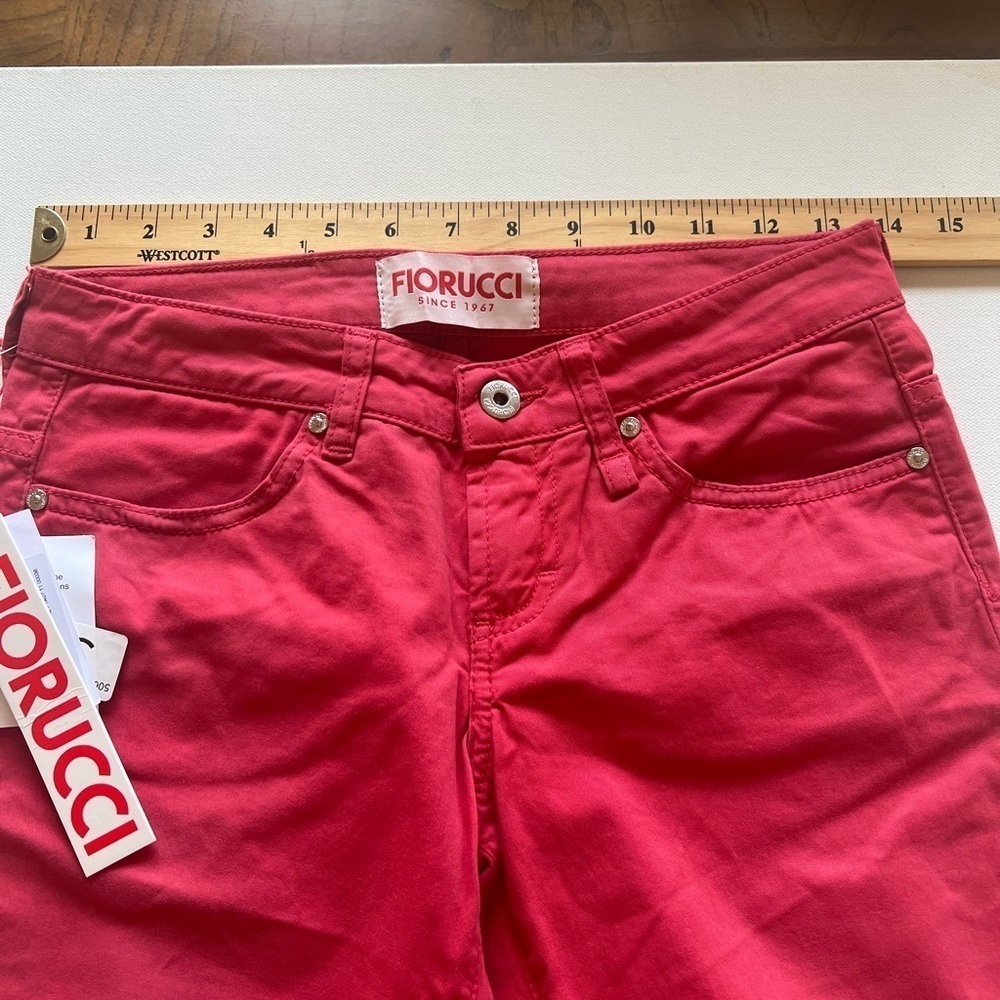 NWT Fiorucci Pink Skinny Jeans 25/39 26" Inseam🇮🇹🇮🇹 (D4) - Picture 4 of 13